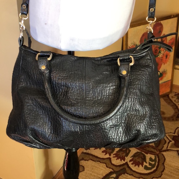 CRIZZAPI Bolsas Brazil Thick Pebbled Leather Zipper Detail Motorcycle Pouch LUXE - Picture 16 of 16